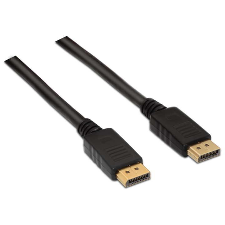 AISENS A124-0129 cabo DisplayPort 2 m Preto
