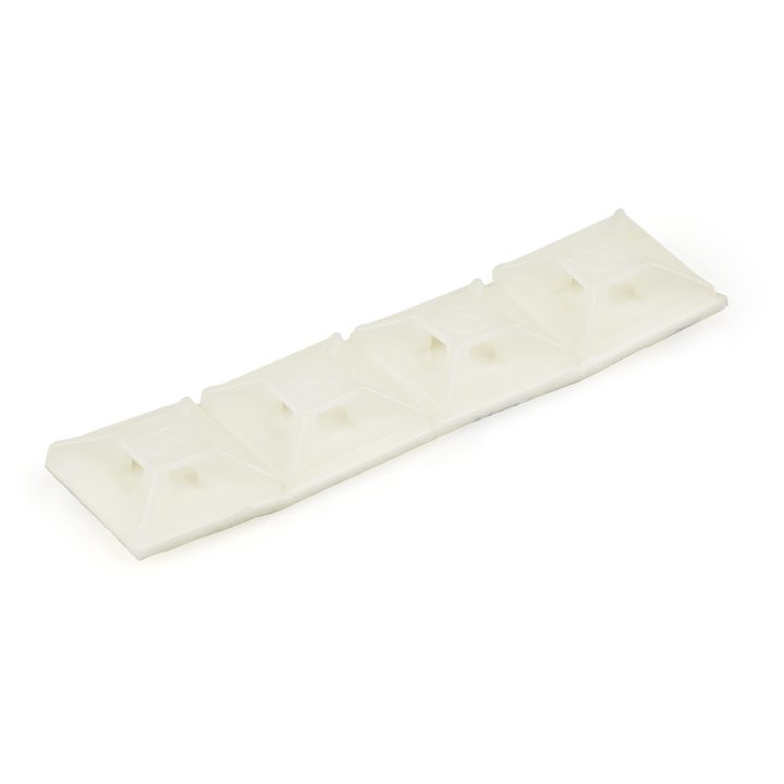StarTech.com 100-Pack Adhesive Mounts for 3.2mm Wide Cable Ties -…