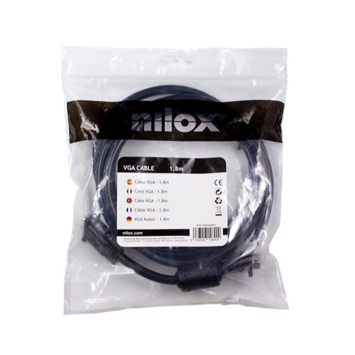 Cabo VGA Nilox - 1,8 metros