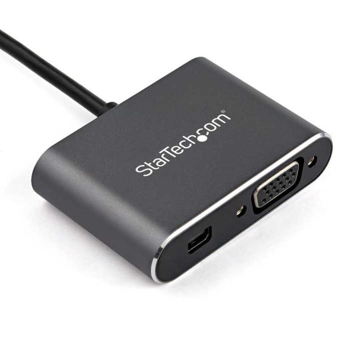 StarTech.com USB-C to Mini DisplayPort and VGA Adapter - USB Type-C…