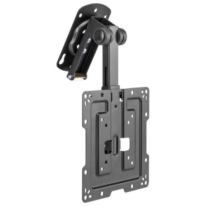 AISENS Swivel Ceiling Mount, Foldable for Monitor/TV 20kg 19-43, Black
