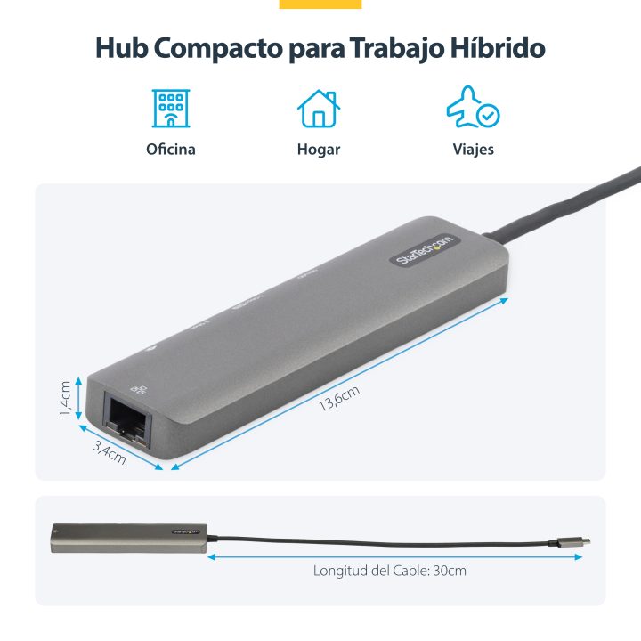StarTech.com Estação de Ancoragem USB-C para HDMI 4K60 100W -…