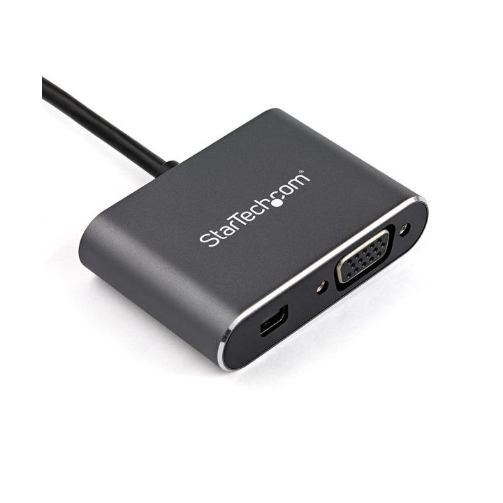 StarTech.com USB-C to Mini DisplayPort and VGA Adapter - USB Type-C…