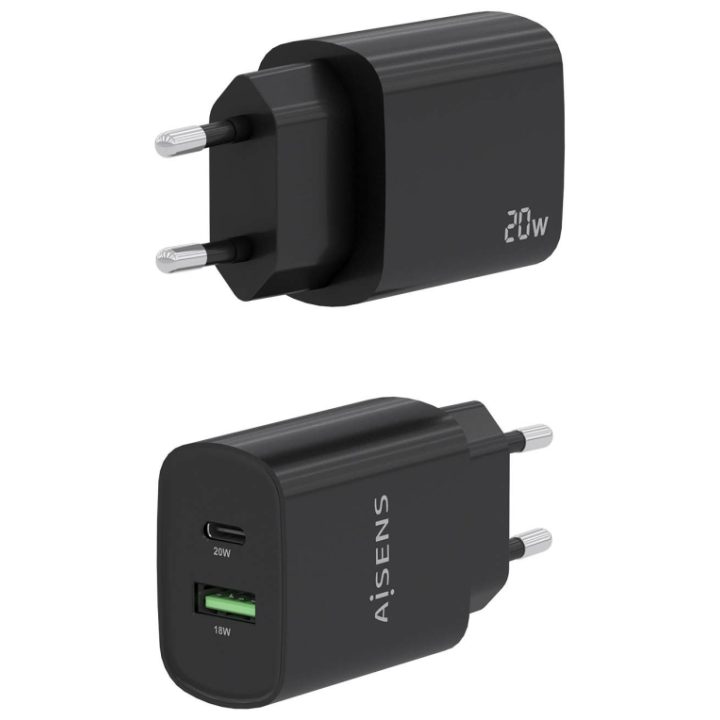 AISENS A110-0755 Universal Mobile Device Charger Black AC Fast…