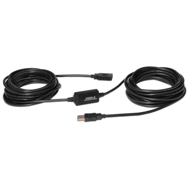 AISENS A101-0020 USB Cable USB 2.0 15 m USB A Black
