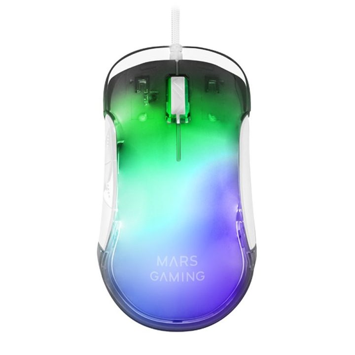 Mars Gaming MMGLOWW, Rato Gaming RGB Chroma-Glow, Acabado Espelhado…
