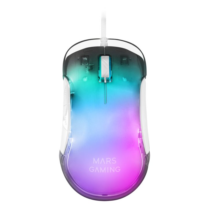 Mars Gaming MMGLOWW, Rato Gaming RGB Chroma-Glow, Acabado Espelhado…