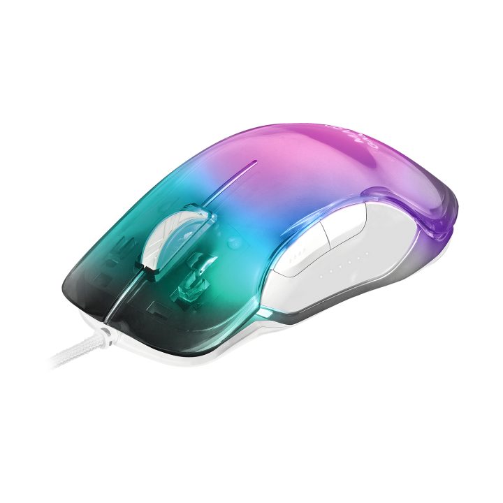 Mars Gaming MMGLOWW, RGB Chroma-Glow Gaming Mouse, Mirror Finish…