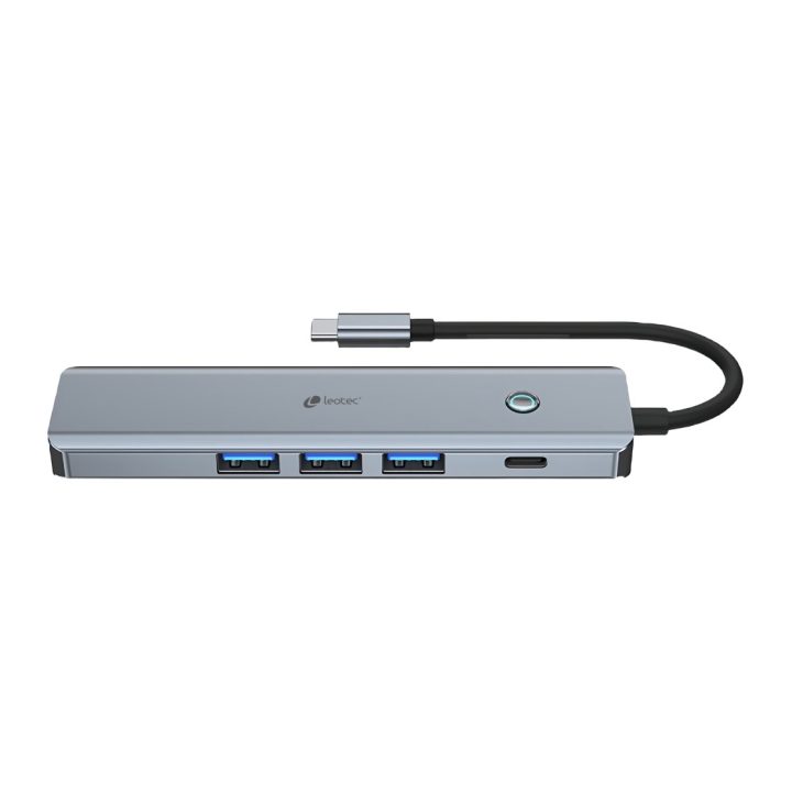 Estação de ancoragem Leotec USB-C 5 em 1 (LEDS05)