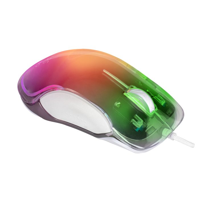 Mars Gaming MMGLOWW, RGB Chroma-Glow Gaming Mouse, Mirror Finish…