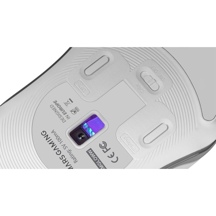 Mars Gaming MMGLOWW, RGB Chroma-Glow Gaming Mouse, Mirror Finish…