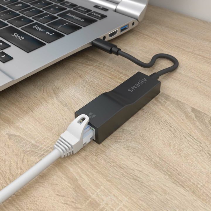 AISENS USB3.1 Gen1 USB-C to Gigabit Ethernet 10/100/1000 Mbps…