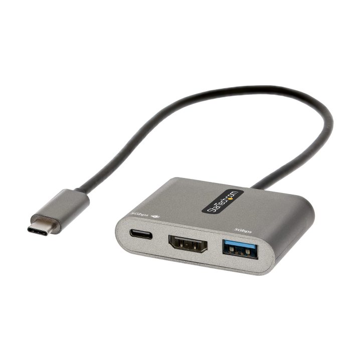 StarTech.com Adaptador Multiportas USB C, USB Tipo C a HDMI, Vídeo…