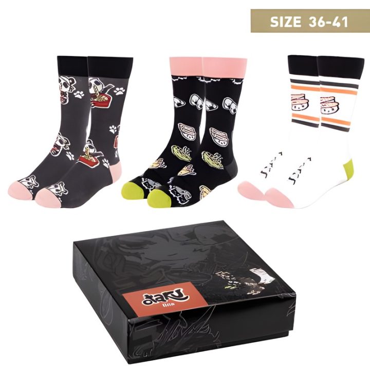 Cerdá 3-Piece Otaku Socks Pack Size 36-41 (2900001708)
