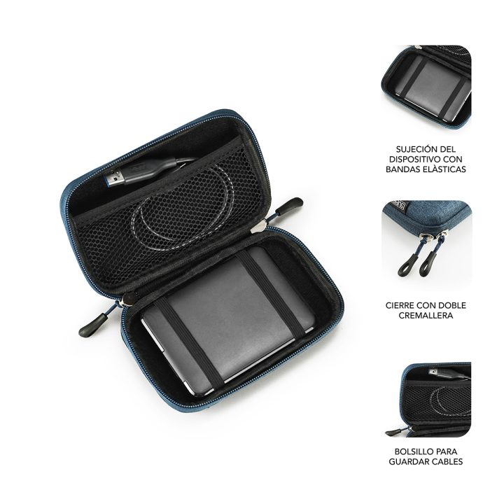 Subblim HDD business case hard drive case for 2.5 inch hard drive…