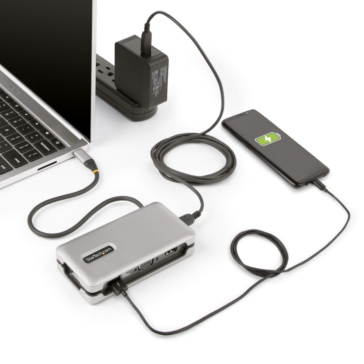 StarTech.com Adaptador Multipuertos USB-C - HDMI 4K a 60Hz VGA - Hub…