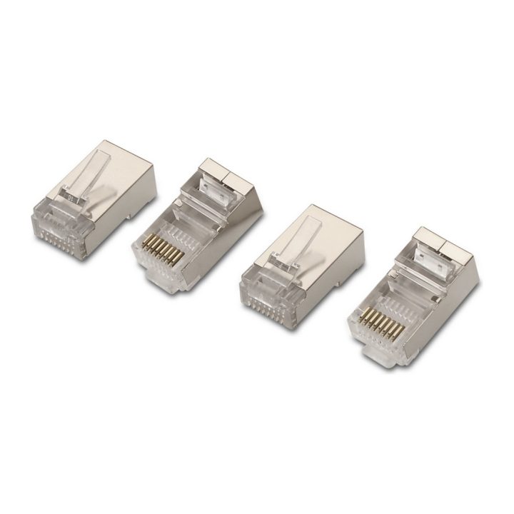 AISENS A139-0298 conector RJ-45 Aço inoxidável, Transparente