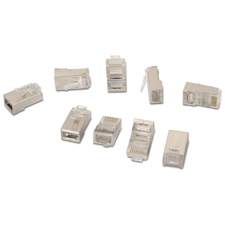 AISENS A139-0298 conector RJ-45 Aço inoxidável, Transparente