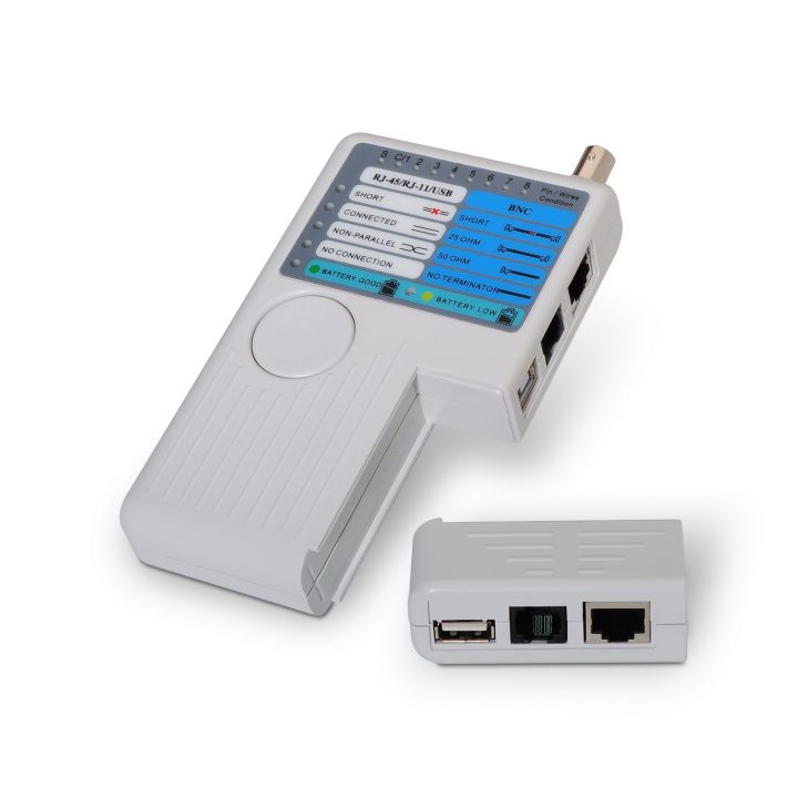 AISENS A142-0313 Network Cable Tester UTP/STP Cable Tester Gray