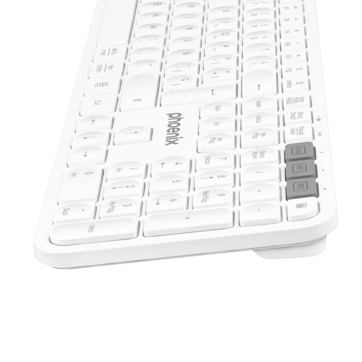 Phoenix Technologies Phoenix K300W Multi-Device Wireless Keyboard…