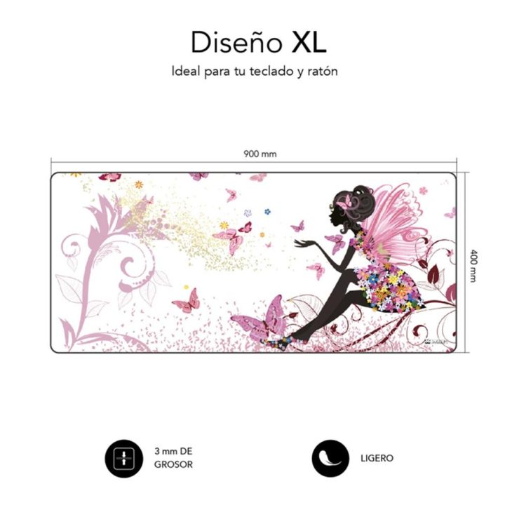 Subblim Fairy XL Mouse Pad (SUBMP-01PUW05)
