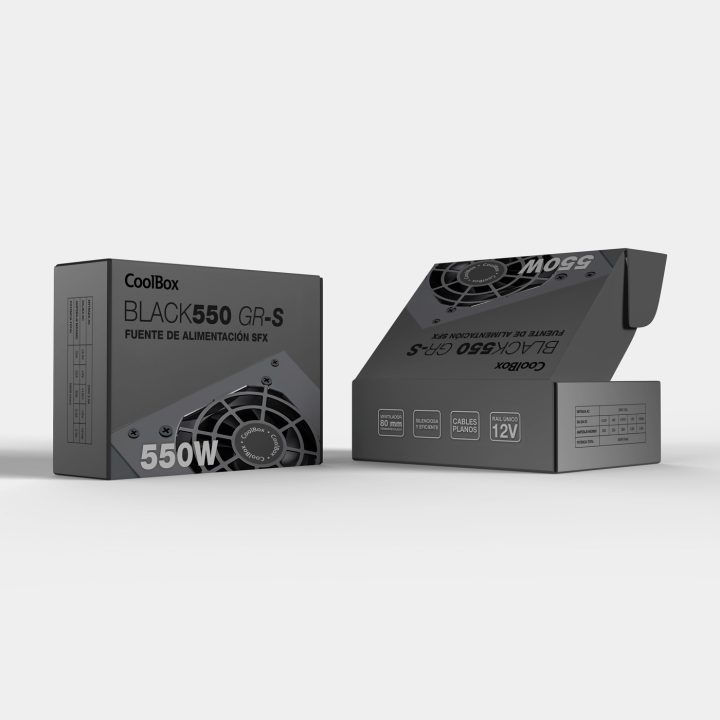 CoolBox SFX POWER SUPPLY BLACK550 GR-S 550W BLACK