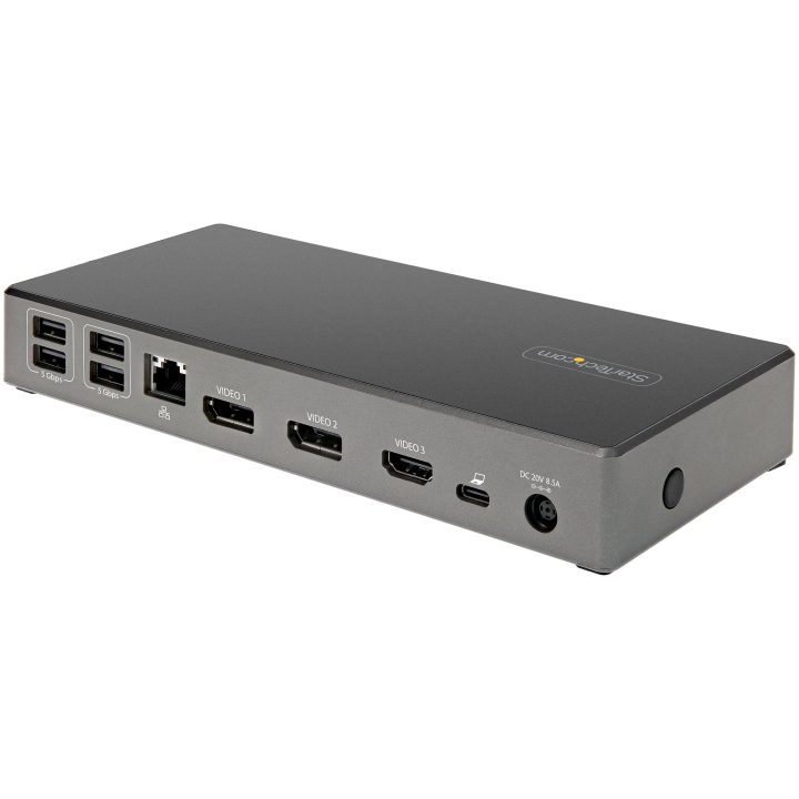 StarTech.com USB-C Dock - USB Type-C Docking Station for 3 4K…