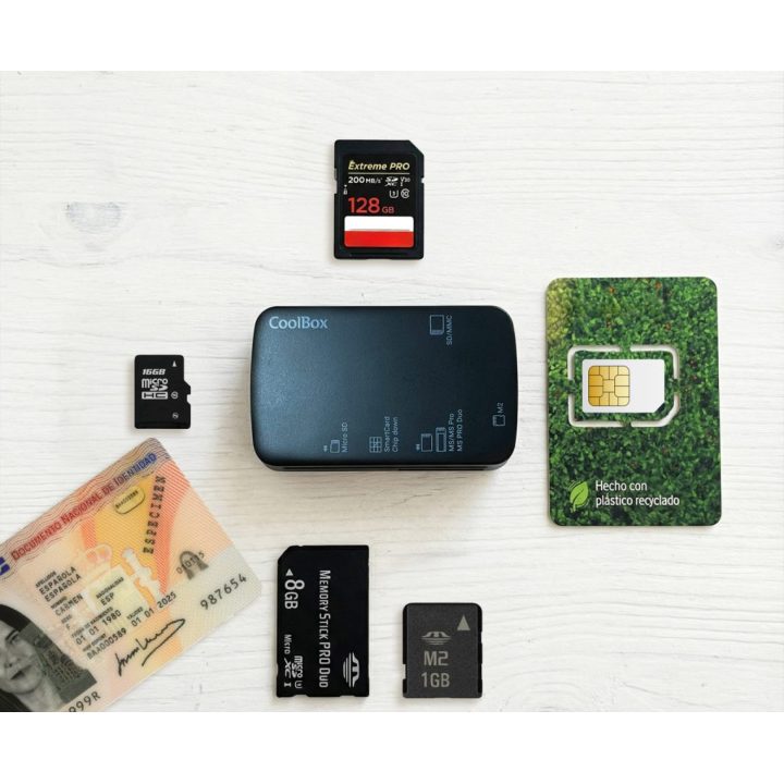 CoolBox LEITOR DE CARTÕES EXTERNO CRE4 + LEITOR DNIE + SIM +…