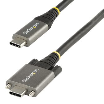 StarTech.com Cabo 50cm USB-C com Parafusos Laterais de Fixação -…