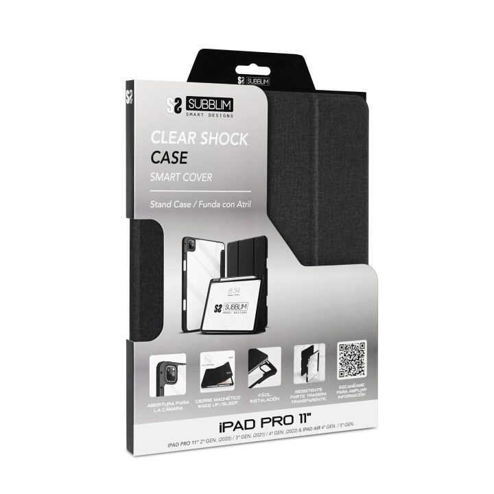 Subblim Capa para Tablet Clear Shock Case iPad Pro 11" 2022/2021/2020…