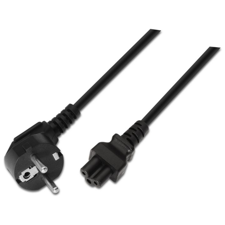 AISENS A132-0172 Transmission Cable Black 1.5 m CEE7/7 C5 Coupler
