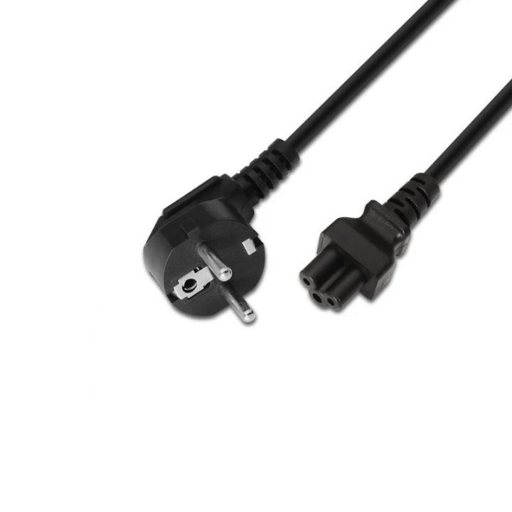 AISENS A132-0172 cable de transmisión Negro 1,5 m CEE7/7 C5 acoplador