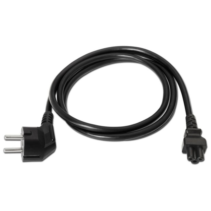 AISENS A132-0172 cable de transmisión Negro 1,5 m CEE7/7 C5 acoplador