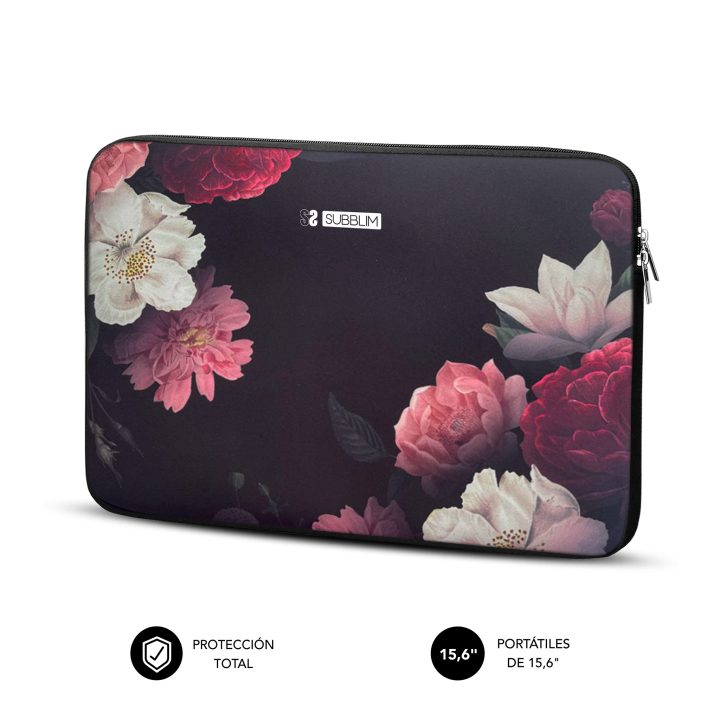 Capa Subblim trendy sleeve para portátil 15,6 polegadas neo flowers…