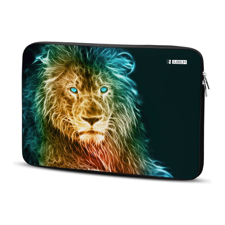 Capa Subblim trendy sleeve para portátil 15,6 polegadas neo leon…