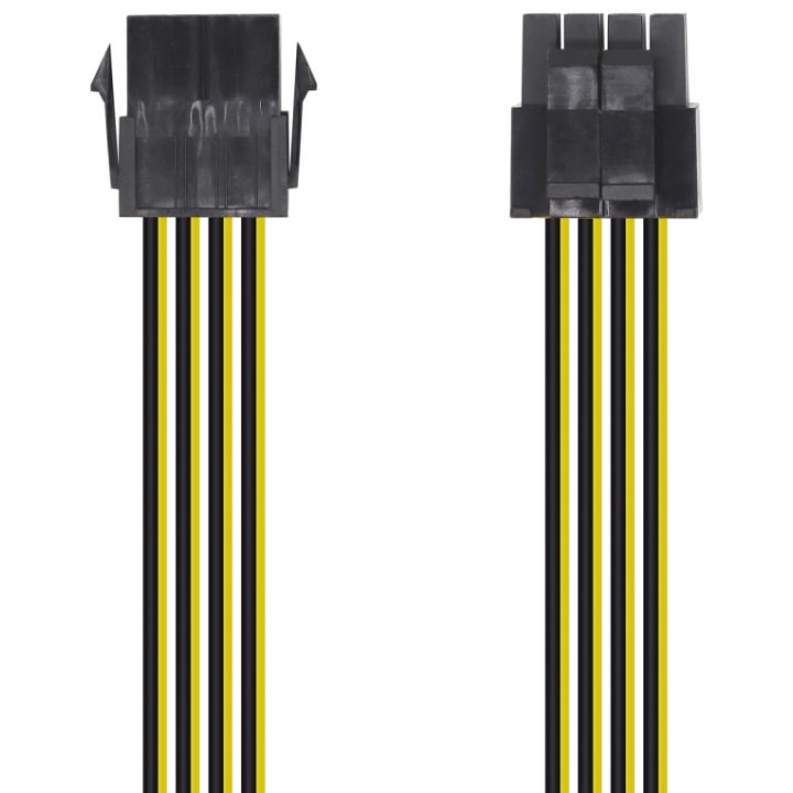 AISENS Cabo de Alimentação, 8pin/H-4+4pin/M, 30cm