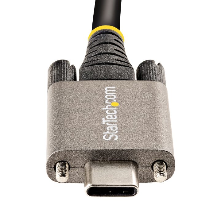 StarTech.com Cable 50cm USB-C con Tornillos Laterales de Fijación -…