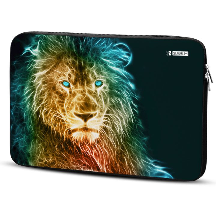 Capa Subblim trendy sleeve para portátil 15,6 polegadas neo leon…