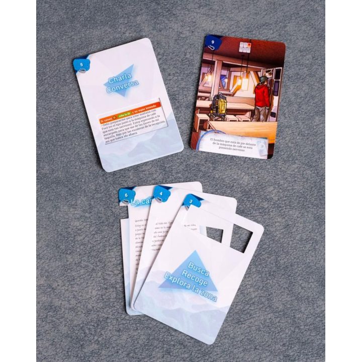 Tranjis Games SL Board Game Back Stories - Alone Under the Ice