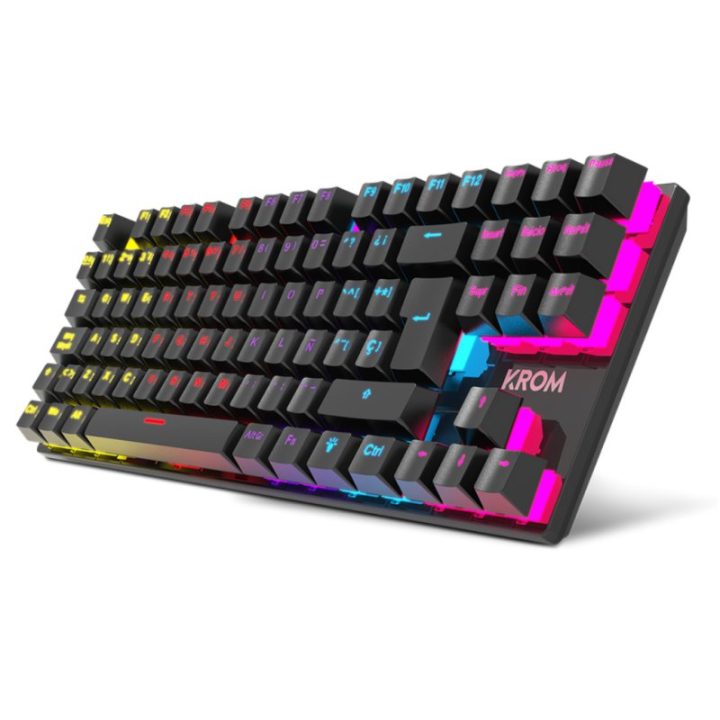 Krom Kasic TKL Gaming Keyboard Rainbow