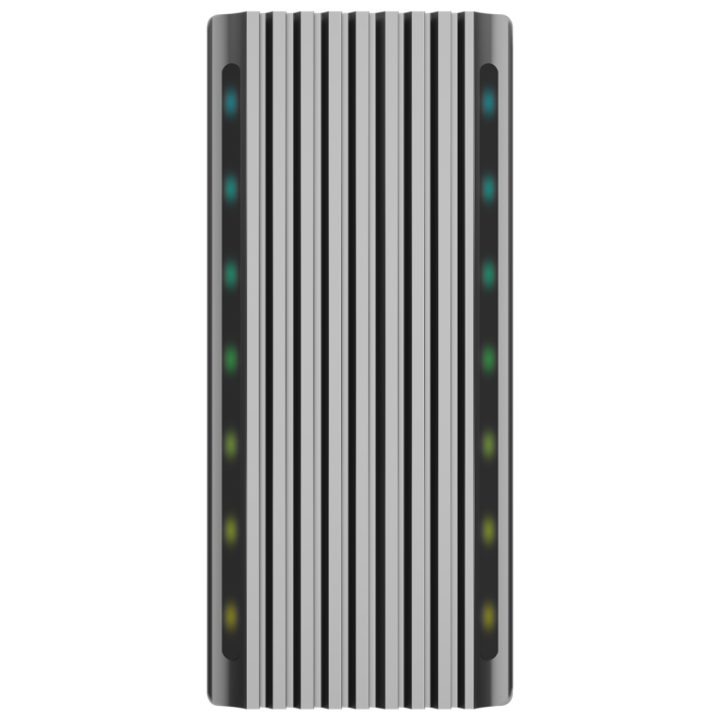 AISENS Caja Externa M.2 RGB Gaming ASM2-RGB011GR SATA/NVMe A USB3.1…