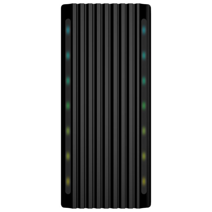 AISENS M.2 RGB Gaming External Enclosure ASM2-RGB012B SATA/NVMe A…