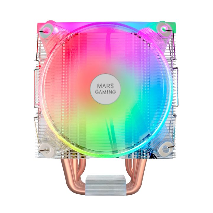 Mars Gaming Disipador CPU Triple ARGB, 6 Heatpipes HCT, TDP 220 W, 2…
