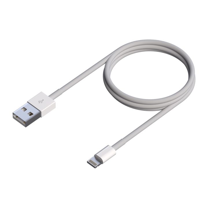 AISENS Lightning to USB 2.0 Cable, Lightning/M-USB A/M, White, 0.5 m