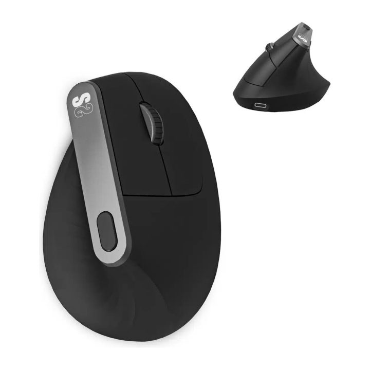 Subblim Vertical Ergo Dual Mouse Battery Wireless Mouse Black…