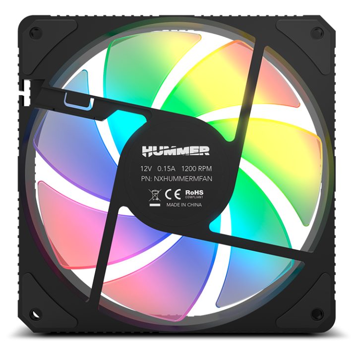 Ventoinha de caixa NOX m-fan 120X120 120 mm (NXHUMMERMFAN)