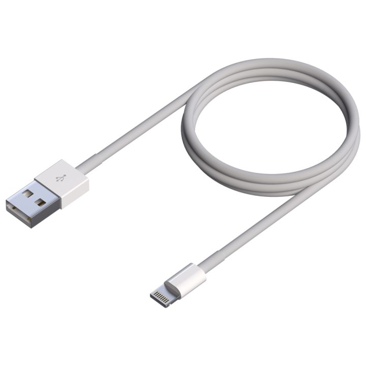 AISENS Cabo Lightning a USB 2.0, Lightning/M-USB A/M, Branco, 0,5 m