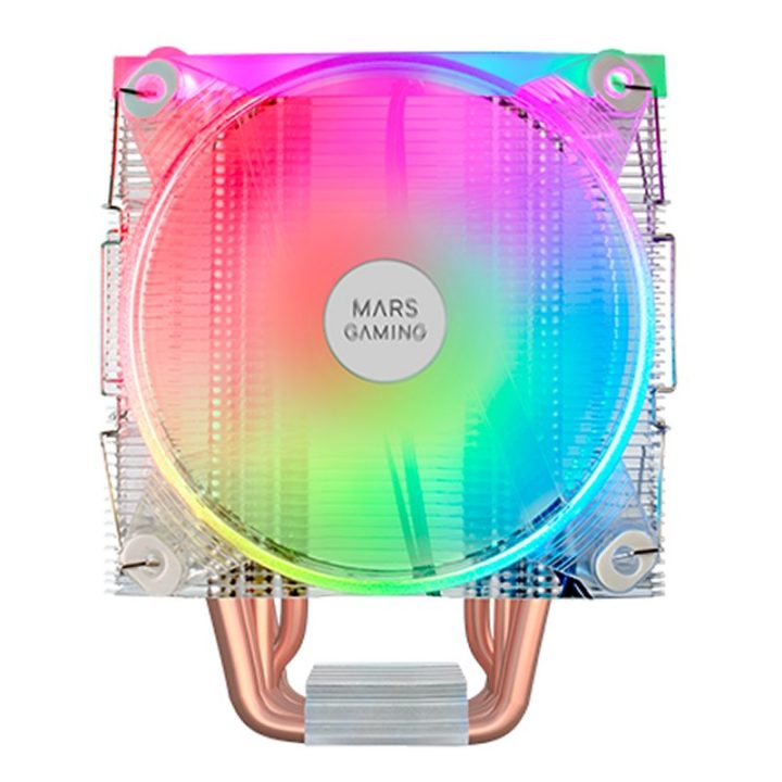 Mars Gaming Triple ARGB CPU Cooler, 6 HCT Heatpipes, 220 W TDP, 2 12…