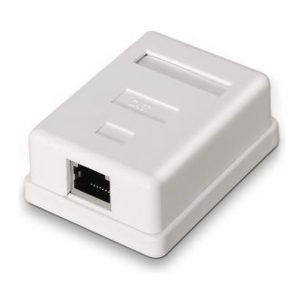 AISENS A139-0303 Cat6 Network Connection Box White