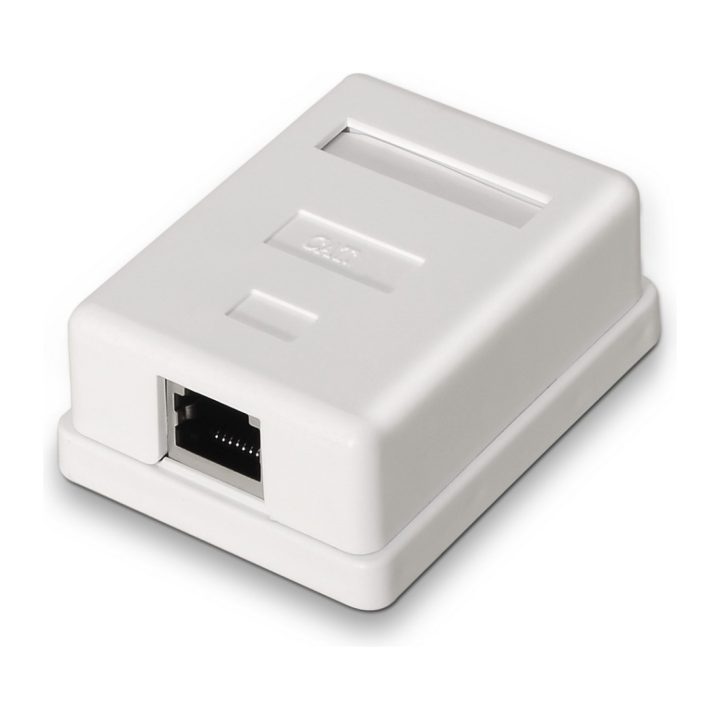 AISENS A139-0303 caja de conexiones de red Cat6 Blanco